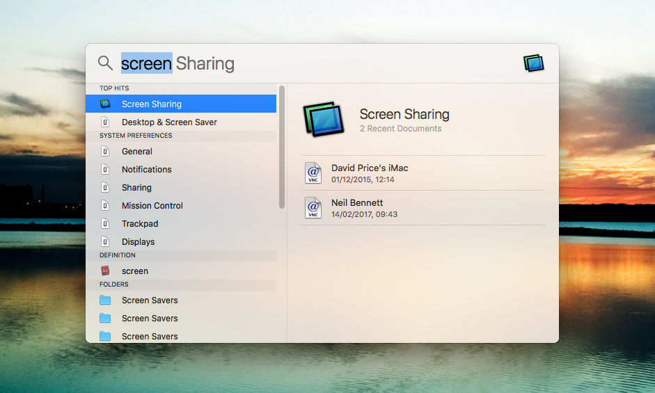 Screen Sharing App Mac Location